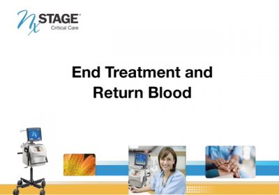 End Treatment and Return Blood