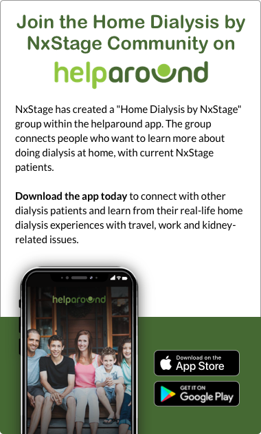 Join the Home Dialysis by NxStage Community On The helparound App