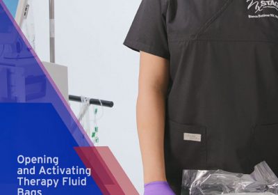 Opening and Activating Therapy Fluid Bags