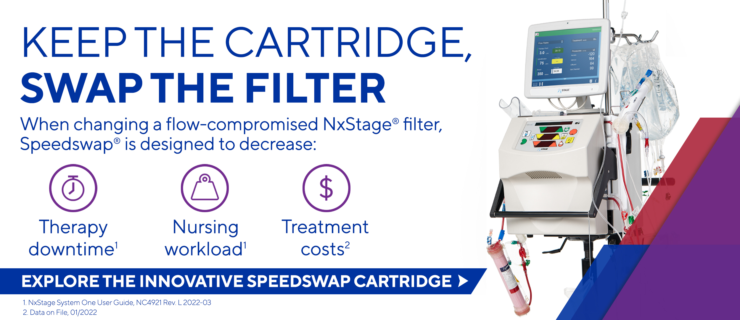 NxStage from Fresenius Medical Care Launches Speedswap for Critical Care Dialysis